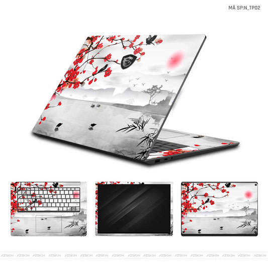 Dán Skin Laptop MSI Hình Thư Pháp | N_TP02