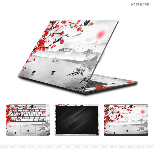 Dán Skin Laptop Acer Hình Thư Pháp | N_TP02