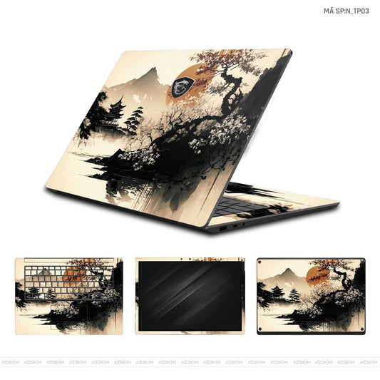 Dán Skin Laptop MSI Hình Thư Pháp | N_TP03