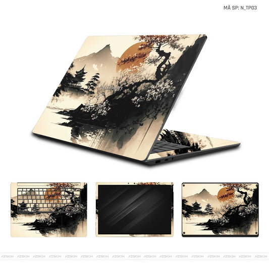 Dán Skin Laptop Huawei Hình Thư Pháp | N_TP03