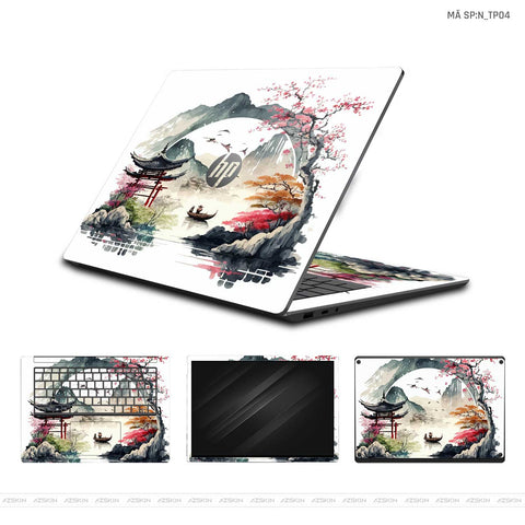 Dán Skin Laptop HP Hình Thư Pháp | N_TP04
