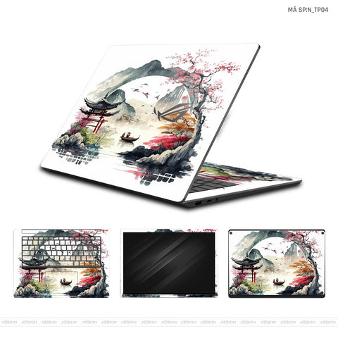Dán Skin Laptop Asus Hình Thư Pháp | N_TP04