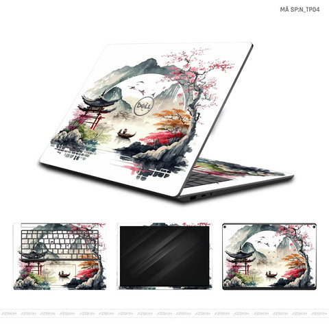 Dán Skin Laptop Dell Hình Thư Pháp | N_TP04