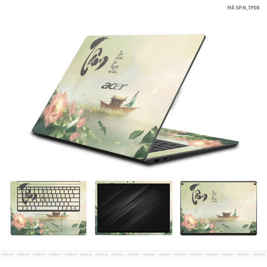 Dán Skin Laptop Acer Hình Thư Pháp | N_TP08