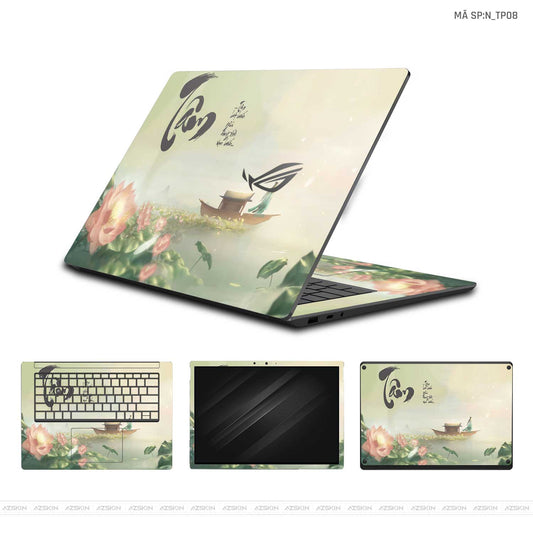 Dán Skin Laptop Asus Hình Thư Pháp | N_TP08