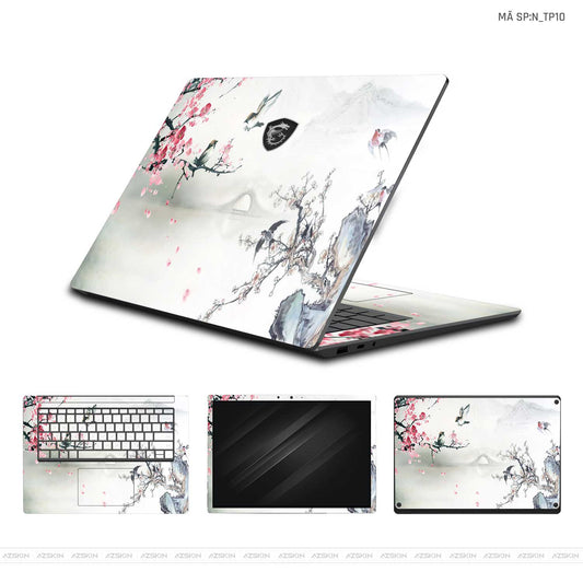 Dán Skin Laptop MSI Hình Thư Pháp | N_TP10