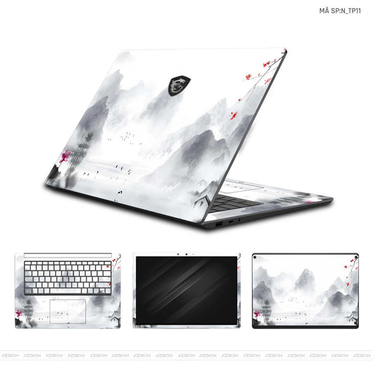 Dán Skin Laptop MSI Hình Thư Pháp | N_TP11
