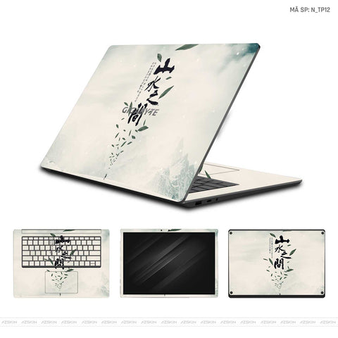 Dán Skin Laptop Gigabyte Hình Thư Pháp | N_TP12