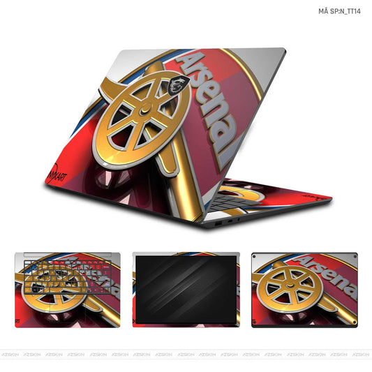 Dán Skin Laptop MSI Hình Arsenal | N_TT14