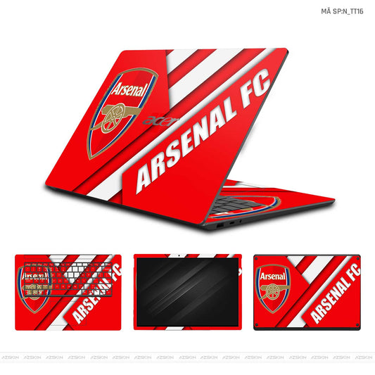 Dán Skin Laptop Acer Hình Arsenal | N_TT16