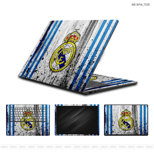 Dán Skin Laptop Dell Hình Real Madrid | N_TT29