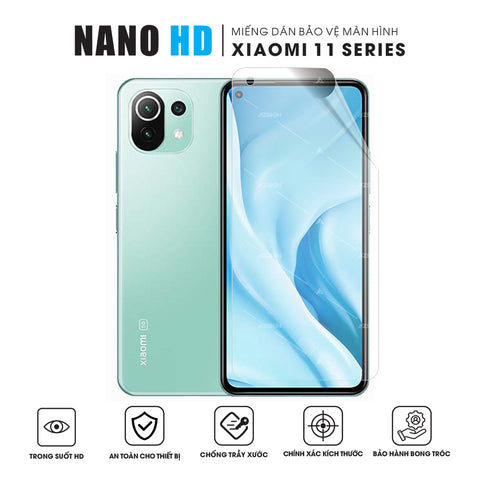 Miếng Dán Màn Hình Nano HD Xiaomi 11 | 11 Pro | 11 Lite | 11T | 11T Pro