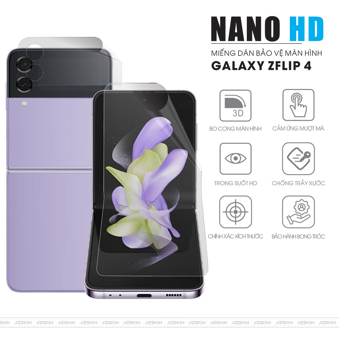 Miếng dán màn hình Nano HD cho Z Flip 4