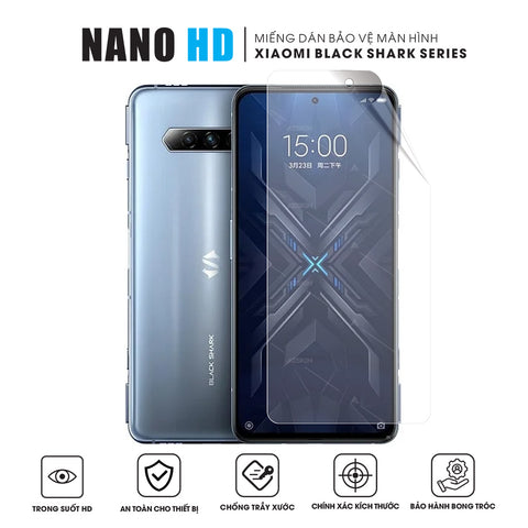 Miếng Dán Màn Hình Nano HD Xiaomi Black Shark Series
