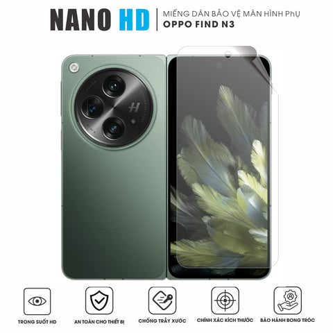 Miếng Dán Màn Hình Nano HD OPPO Find N3