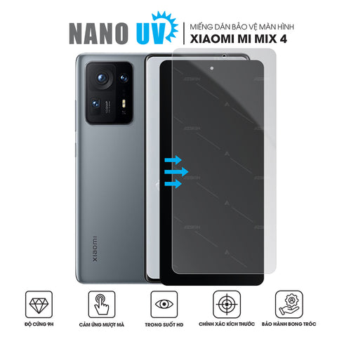 Miếng Dán Màn Hình Nano UV Xiaomi Mi Mix 4