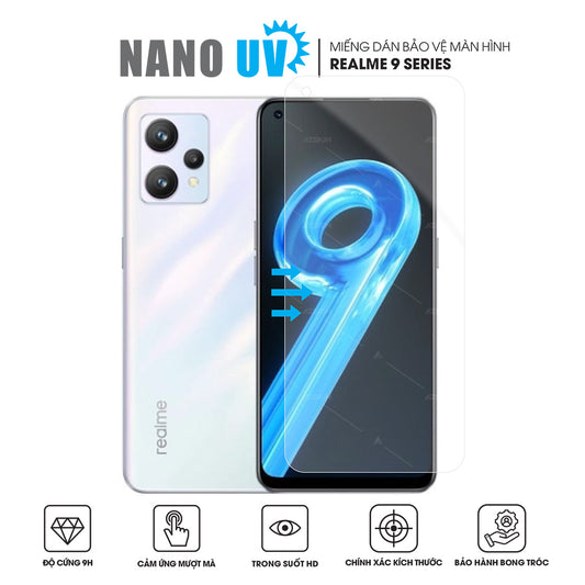 Miếng dán màn hình Nano UV AZSKIN cho Realme 9 / Pro / Pro Plus