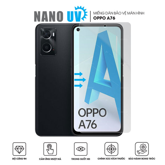 Miếng dán màn hình OPPO A76 Nano UV