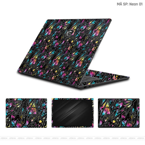 Dán Skin Laptop MSI Neon 01   | UVPT19