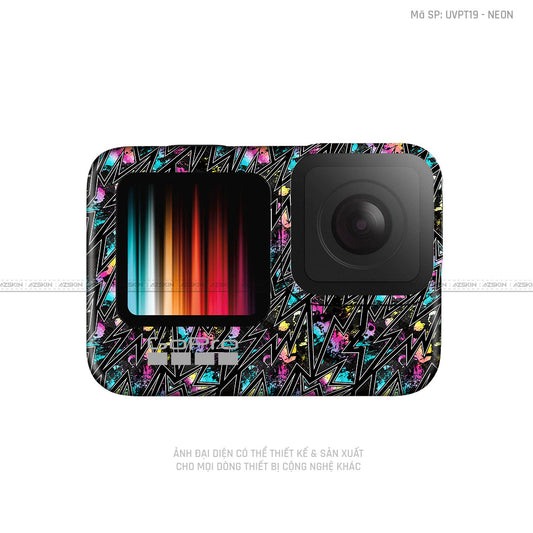 Dán Skin Máy Quay Gopro Vân Nổi NEON