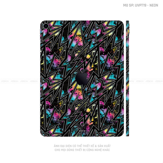 Dán Skin IPad Mini Series Vân Neon 01 | UVPT19