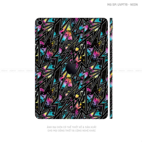Dán Skin IPad Mini Series Vân Neon 01 | UVPT19