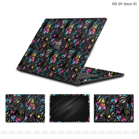 Dán Skin Laptop Surface Neon 01| UVPT19