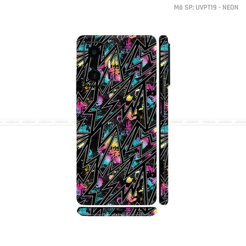 Dán Skin Xiaomi 11 Series Vân Nổi Neon 01 | UVPT19