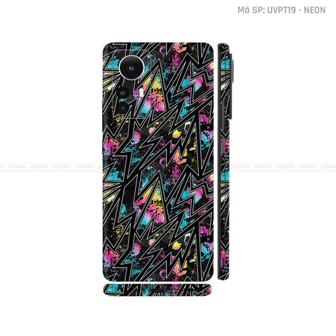 Dán Skin Xiaomi 12 Series Vân Nổi Chủ Đề Neon 01 | UVPT19