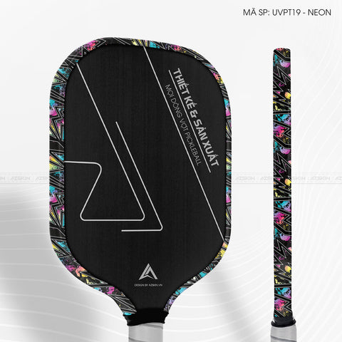 Miếng Dán Viền Vợt Pickleball Skin Vân Nổi Neon 01 | UVPT19