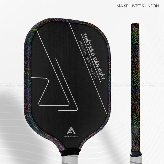 Miếng Dán Viền Vợt Pickleball Skin Vân Nổi Neon 02 | UVPT19