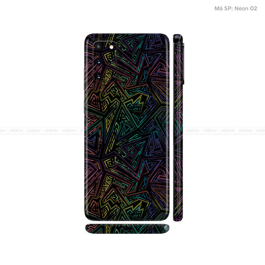 Dán Skin Galaxy S20 Series Vân Neon 02 | UVPT19