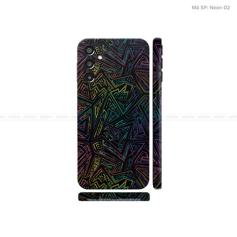 Dán Skin Galaxy A Series Vân Neon 02 | UVPT19