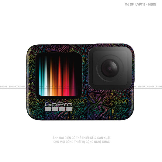 Dán Skin Máy Quay Gopro Vân Nổi NEON