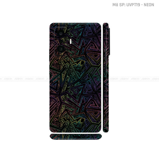 Dán Skin Xiaomi 11 Series Vân Nổi Neon 02 | UVPT19