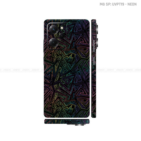 Dán Skin POCO Series Vân Nổi Neon 02 | UVPT19