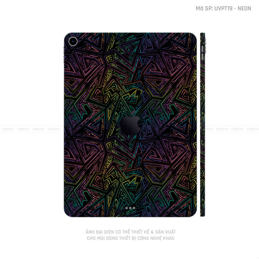Dán Skin IPad Mini Series Vân Neon 02 | UVPT19