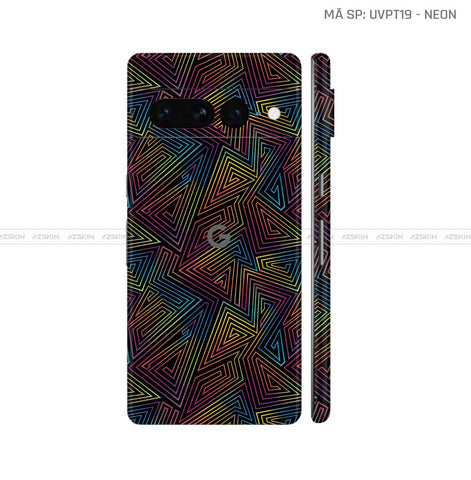 Dán Skin Google Pixel 8 Series Vân Neon 03 | UVPT19