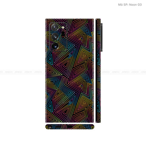 Dán Skin Galaxy Note 20 Series Vân Neon 03 | UVPT19