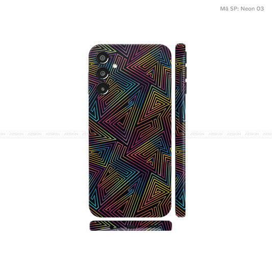 Dán Skin Galaxy A Series Vân Neon 03 | UVPT19