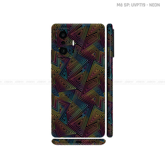 Dán Skin Xiaomi 11 Series Vân Nổi Neon 03 | UVPT19