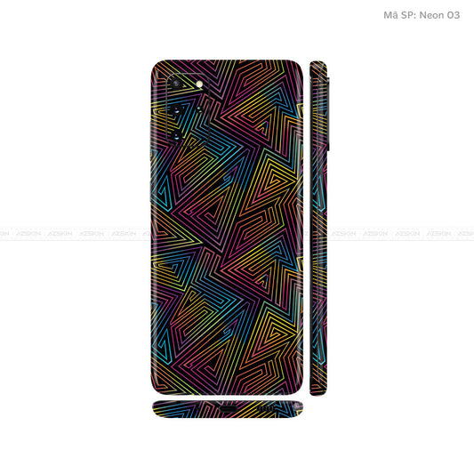 Dán Skin Galaxy S20 Series Vân Neon 03 | UVPT19