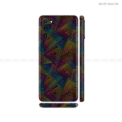 Dán Skin Galaxy S20 Series Vân Neon 03 | UVPT19