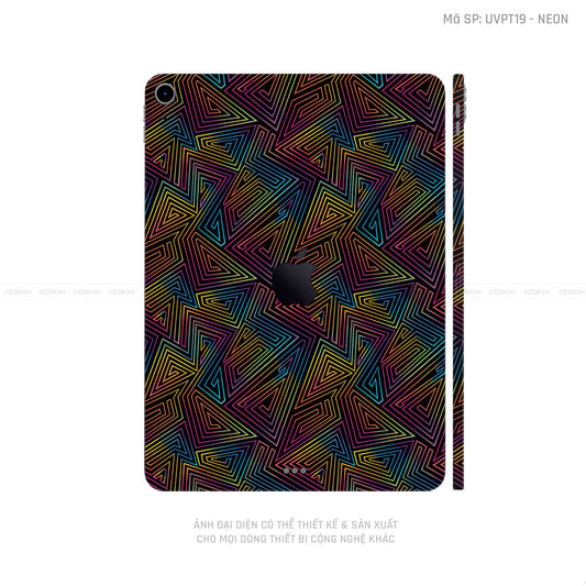 Dán Skin IPad Mini Series Vân Neon 03 | UVPT19