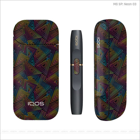 Dán Skin IQOS Vân Neon 03 | UVPT19