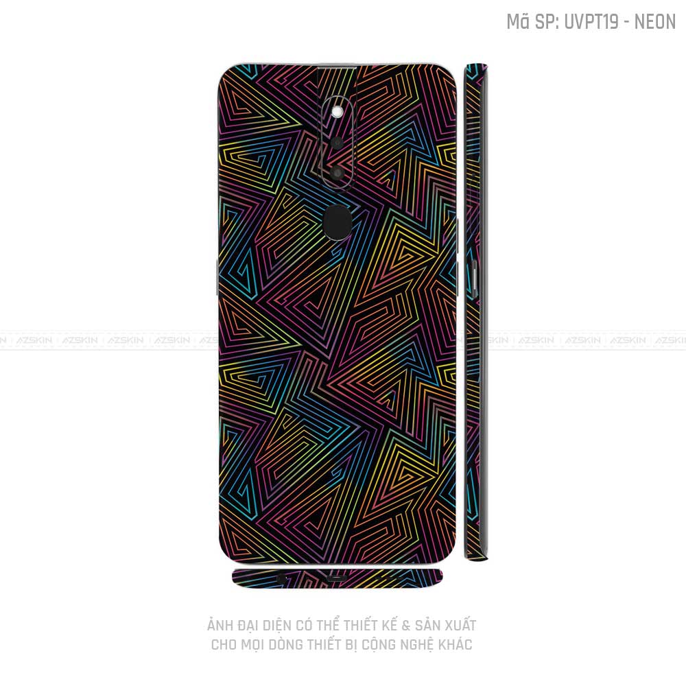 Miếng Dán Skin Điện Thoại OPPO F Series Vân Neon 03 | UVPT19