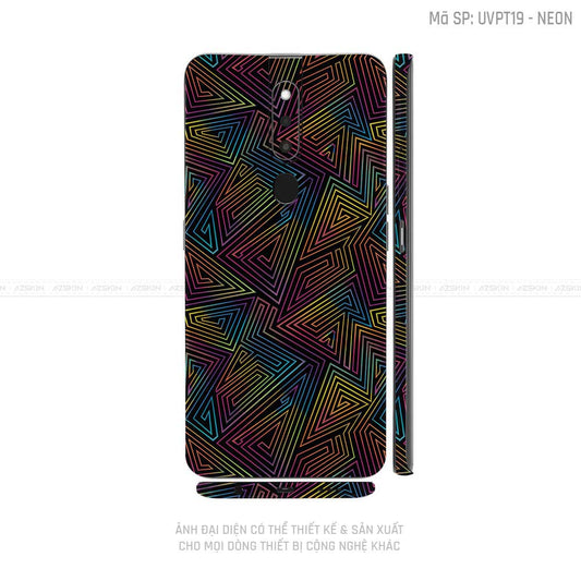 Miếng Dán Skin Điện Thoại OPPO F Series Vân Neon 03 | UVPT19