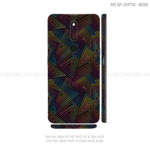 Miếng Dán Skin Điện Thoại OPPO F Series Vân Neon 03 | UVPT19