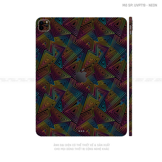 Dán Skin IPad Air Series Vân Neon 03