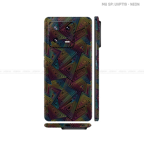 Dán Skin Xiaomi 14 Series Vân Nổi Neon 03 | UVPT19
